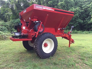 Grasshopper 9ft Single Axle Mechanical Fertilizer Lime Spreader