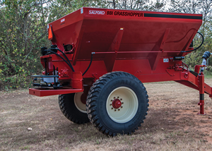 Grasshopper 10 Single Axle Hydraulic Fertilizer Lime Spreader