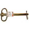 Hitch Pin w/ Cotter, 5/8X6-1/4 Yellow Zinc